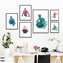 Marvel Movie Manway Comics Superhero Iron Man Batman Deadpool Poster Image A4 Art Print Canvas Mural Children Bedroom Home Decor