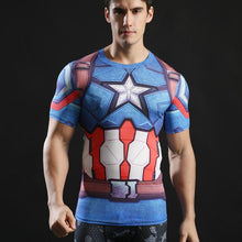 3D Printed T Shirt Captain America Civil War Tee T-shirts Men Marvel Avengers Short Sleeve Fitness Clothing Male ZOOTOP BEAR