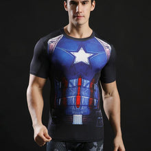 3D Printed T Shirt Captain America Civil War Tee T-shirts Men Marvel Avengers Short Sleeve Fitness Clothing Male ZOOTOP BEAR
