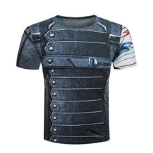 3D Printed T Shirt Captain America Civil War Tee T-shirts Men Marvel Avengers Short Sleeve Fitness Clothing Male ZOOTOP BEAR