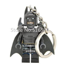 Starwars Marvel Avengers Captain America Ironman Spiderman Deadpool Darth Vader Superman Batman With Legoes Keychain Mini figure