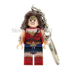 Starwars Marvel Avengers Captain America Ironman Spiderman Deadpool Darth Vader Superman Batman With Legoes Keychain Mini figure