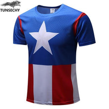 New 2017 Men Casual Comics Superhero Costume Shirt  Jersey Tops T-Shirts soldier Marvel T shirt Costume Comics mens size xs-4xl