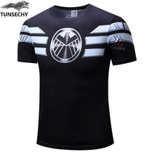 New 2017 Men Casual Comics Superhero Costume Shirt  Jersey Tops T-Shirts soldier Marvel T shirt Costume Comics mens size xs-4xl