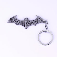 MQCHUN Super Heros Key Chains 3 Styles Batman KeyChains Bat Pendant Car Bag Key Rings The Avengers Marvels Key Holder Mans Gift