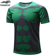 2017 TUNSECHY man Hulk Batman Retro Spiderman Venom Ironman Superman Captain America Marvel T shirt Avengers Superhero T-shirts