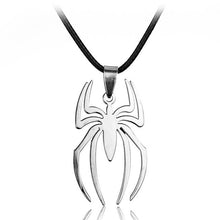 MQCHUN Marvel Super Spiderman Stainless Steel Charm Pendant DC Comics Spider Man Statement Necklace For Movie Fans Gift Jewelry