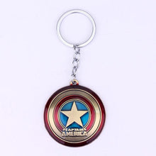 Marvel Comics Super Hero Captain America Avengers KeyRings Keychains Holder Purse Bag Buckle Accessories Gift Key Chains