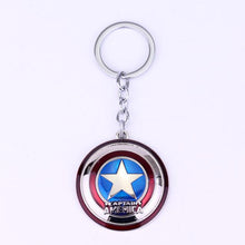 Marvel Comics Super Hero Captain America Avengers KeyRings Keychains Holder Purse Bag Buckle Accessories Gift Key Chains