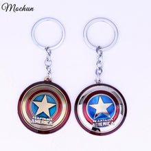 Marvel Comics Super Hero Captain America Avengers KeyRings Keychains Holder Purse Bag Buckle Accessories Gift Key Chains