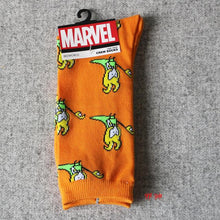 Marvel Comics Hero General Socks cartoon Iron Man Captain America Knee-High Warm Stitching pattern Antiskid Casual Sock