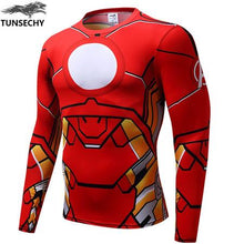 2017 Spiderman Superman Captain America Compression T-shirt Superhero Soldier Marvel Comics Mens T-shirt Wholesale and retail