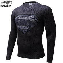 2017 Spiderman Superman Captain America Compression T-shirt Superhero Soldier Marvel Comics Mens T-shirt Wholesale and retail
