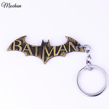 MQCHUN Super Heros Key Chains 3 Styles Batman KeyChains Bat Pendant Car Bag Key Rings The Avengers Marvels Key Holder Mans Gift