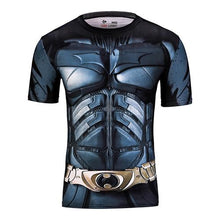 marvel batman compression shirt fitness