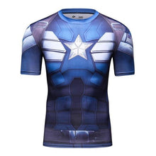 marvel batman compression shirt fitness