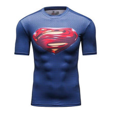 marvel batman compression shirt fitness
