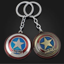 Hot Movie Marvel Super Hero Captain America Pendant Key Chain Key Ring Trinket Llaveros Avengers Key Holder Cosplay Jewelry
