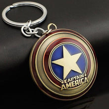 Hot Movie Marvel Super Hero Captain America Pendant Key Chain Key Ring Trinket Llaveros Avengers Key Holder Cosplay Jewelry