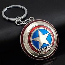 Hot Movie Marvel Super Hero Captain America Pendant Key Chain Key Ring Trinket Llaveros Avengers Key Holder Cosplay Jewelry
