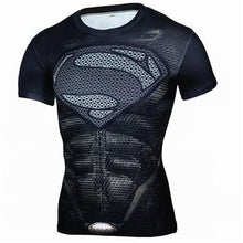 New MMA Fitness Compression Shirt Men Long Sleeve 3D Superman T-shirt Superhero Captain America Brand Clothing Marvel T shirt