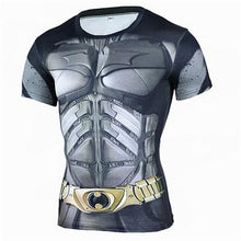 New MMA Fitness Compression Shirt Men Long Sleeve 3D Superman T-shirt Superhero Captain America Brand Clothing Marvel T shirt