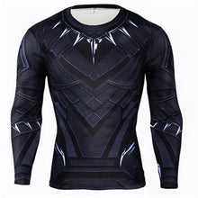 New MMA Fitness Compression Shirt Men Long Sleeve 3D Superman T-shirt Superhero Captain America Brand Clothing Marvel T shirt