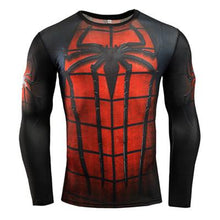 New MMA Fitness Compression Shirt Men Long Sleeve 3D Superman T-shirt Superhero Captain America Brand Clothing Marvel T shirt