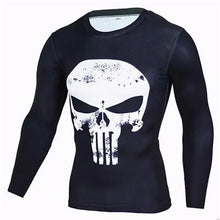 New MMA Fitness Compression Shirt Men Long Sleeve 3D Superman T-shirt Superhero Captain America Brand Clothing Marvel T shirt