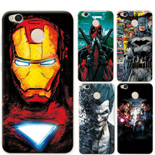 For Xiaomi Redmi 4X Phone Case Charming Marvel Avengers Iron man For Redmi 4X Pro Soft Silicone Coque For Xiaomi Redmi 4 X 5.0"