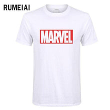 2017 new summer Marvel men t shirt short sleeve 100% cotton t shirt fashion hip hop loose t-shirt tops tees brand clothing
