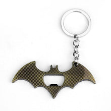 QuickDone Batman Key Chain Beer Bottle Opener Multifunction Portable Marvel movies Avengers Super Heros Pendant Keychain AKC5303