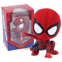 Marvel Spider Man Homecoming The Spiderman Q Version Mini PVC Figures Toys Car Home Decoration Doll 5 Styles