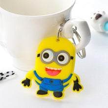 suti Anime Cartoon PVC Keychain cute bunny captain Marvel owl KT Key Cover For Women key chain keyring bag phone straps chain