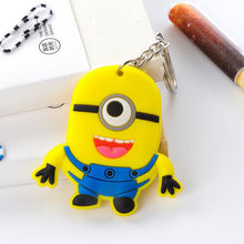 suti Anime Cartoon PVC Keychain cute bunny captain Marvel owl KT Key Cover For Women key chain keyring bag phone straps chain