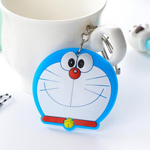 suti Anime Cartoon PVC Keychain cute bunny captain Marvel owl KT Key Cover For Women key chain keyring bag phone straps chain