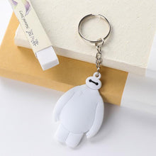 suti Anime Cartoon PVC Keychain cute bunny captain Marvel owl KT Key Cover For Women key chain keyring bag phone straps chain