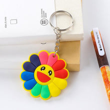 suti Anime Cartoon PVC Keychain cute bunny captain Marvel owl KT Key Cover For Women key chain keyring bag phone straps chain