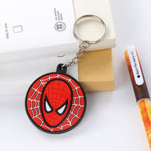 suti Anime Cartoon PVC Keychain cute bunny captain Marvel owl KT Key Cover For Women key chain keyring bag phone straps chain