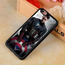MaiYaCa Marvel Comic Superhero Hulk Captain America Mobile Phone Cases For iPhone 6 6S Plus 7 Plus 5 5S SE Soft TPU Cover Shell