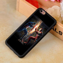 MaiYaCa Marvel Comic Superhero Hulk Captain America Mobile Phone Cases For iPhone 6 6S Plus 7 Plus 5 5S SE Soft TPU Cover Shell