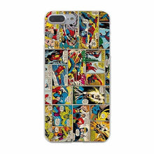 Lavaza The Avengers Marvel Deadpool Flash Captain America Clear Skin Case Cover for iPhone 10 X 8 7 6 6s Plus 5 5S SE 5C 4 4S