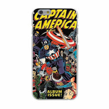 Lavaza The Avengers Marvel Deadpool Flash Captain America Clear Skin Case Cover for iPhone 10 X 8 7 6 6s Plus 5 5S SE 5C 4 4S