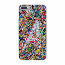 Lavaza The Avengers Marvel Deadpool Flash Captain America Clear Skin Case Cover for iPhone 10 X 8 7 6 6s Plus 5 5S SE 5C 4 4S