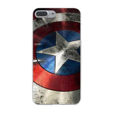 Lavaza The Avengers Marvel Deadpool Flash Captain America Clear Skin Case Cover for iPhone 10 X 8 7 6 6s Plus 5 5S SE 5C 4 4S