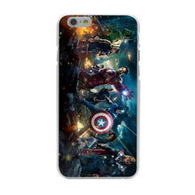 Lavaza The Avengers Marvel Deadpool Flash Captain America Clear Skin Case Cover for iPhone 10 X 8 7 6 6s Plus 5 5S SE 5C 4 4S
