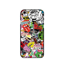 Marvel Sticker Bomb cell phone hard Cover Case  for iphone 4s 5/5s 5c se /6/6plus 7 7plus 8 8PLUS