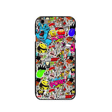 Marvel Sticker Bomb cell phone hard Cover Case  for iphone 4s 5/5s 5c se /6/6plus 7 7plus 8 8PLUS