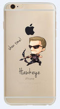 ciciber Phone Case Marvel The Avengers  Batman DC Comics Superhero Soft Transparent Case Cover for IPhone 6 6S 7 8 Plus 5S SE X