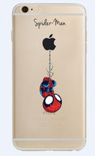 ciciber Phone Case Marvel The Avengers  Batman DC Comics Superhero Soft Transparent Case Cover for IPhone 6 6S 7 8 Plus 5S SE X